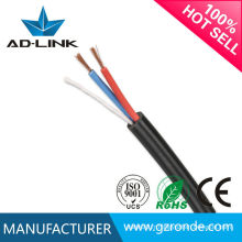 Cordon d&#39;alimentation 0.5mm 0.75mm 1.0mm 1.5mm 2.5mm RVV Wires Power Cable